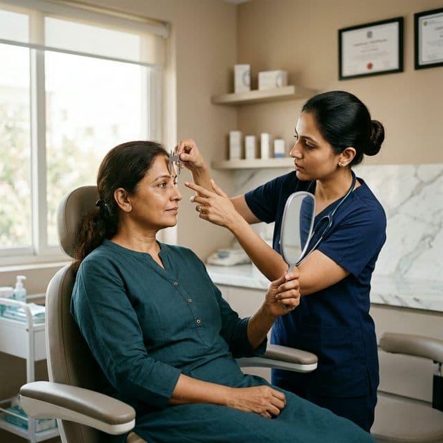 Eyebrow Lift consultation in Hyderabad