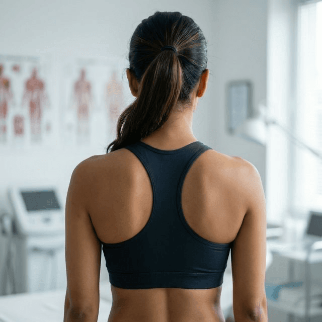 Back liposuction area
