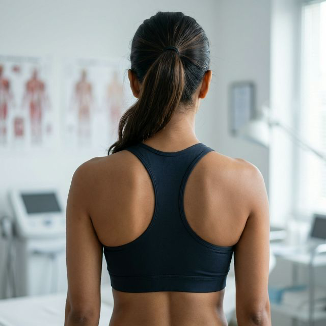 Back liposuction area